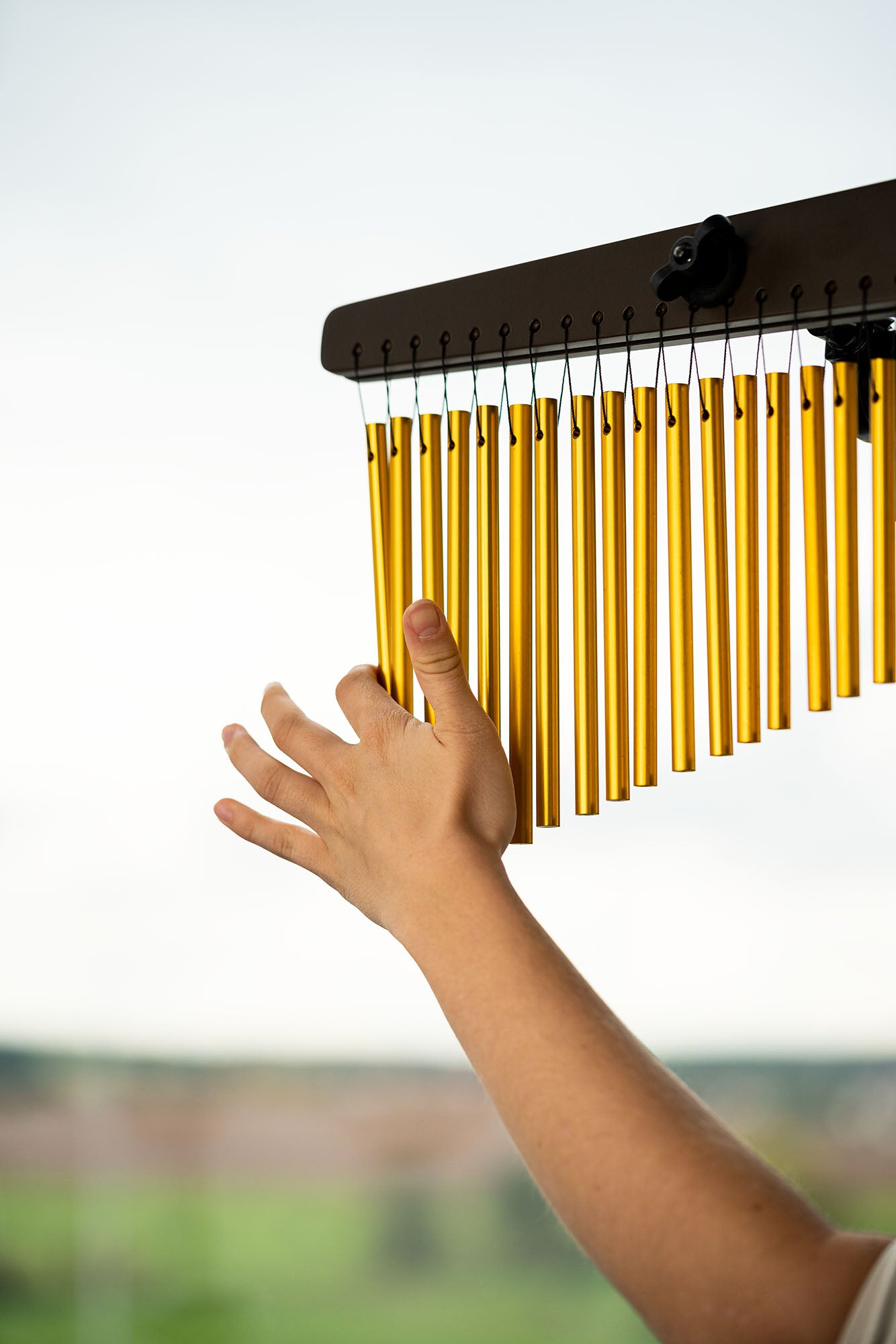 Metallic Chimes, 27 Bars, Walnut Brown