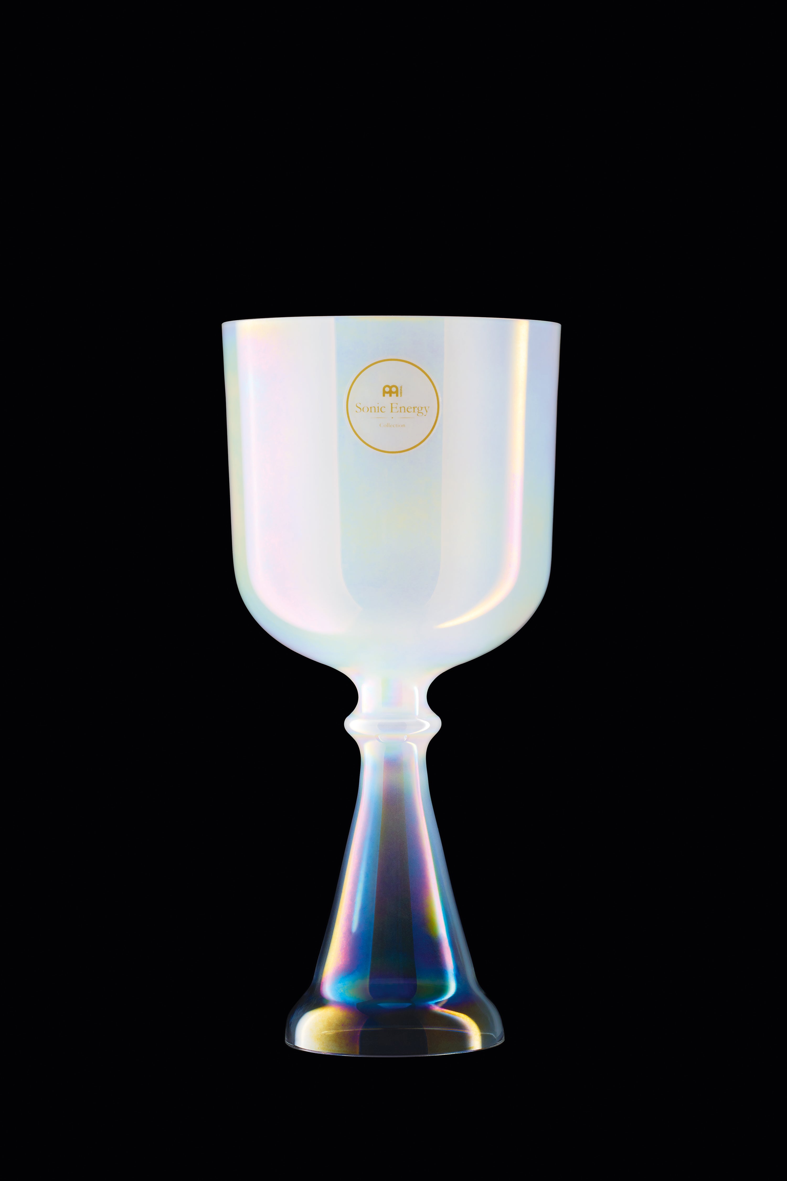 5.5" Crystal Singing Chalice, A4, Creamy, Brow Chakra