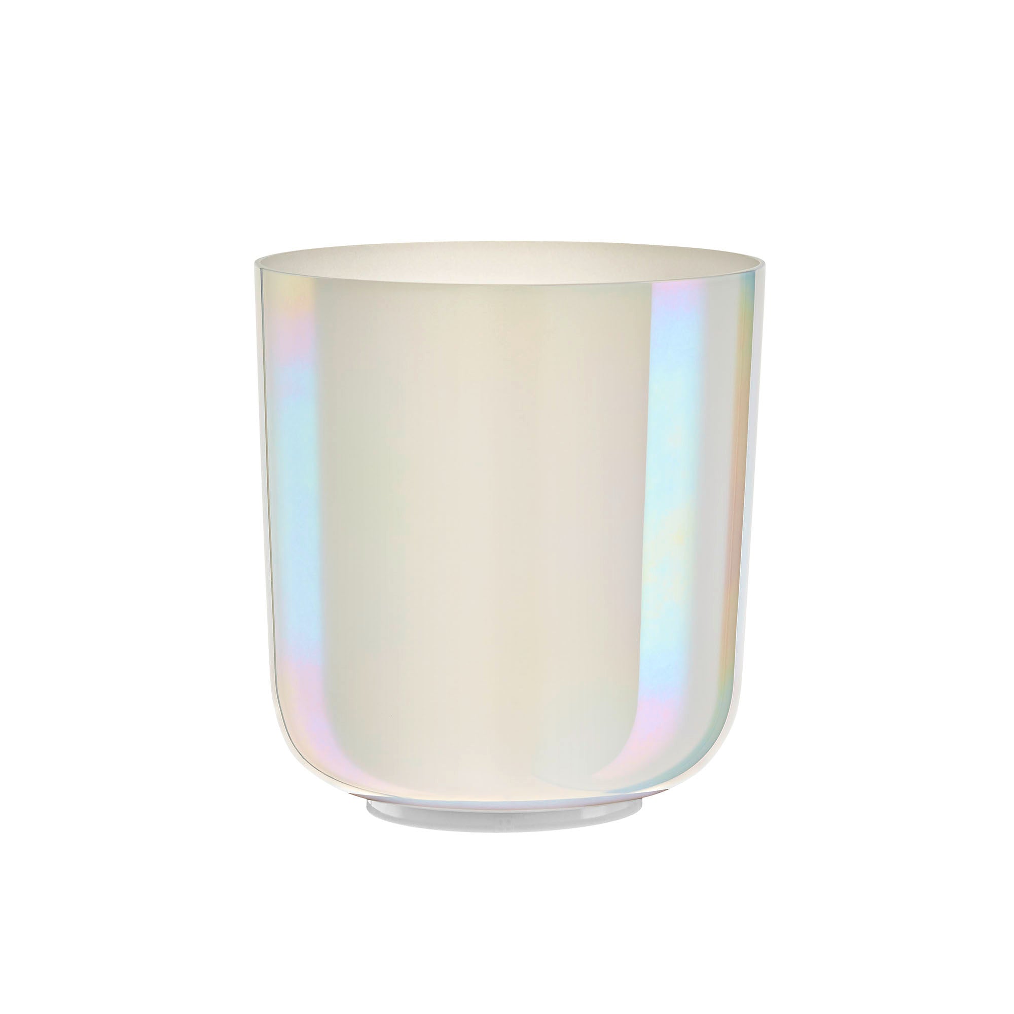 7" Essence Crystal Singing Bowl, Note B3, Creamy, Crown Chakra, 440 Hz
