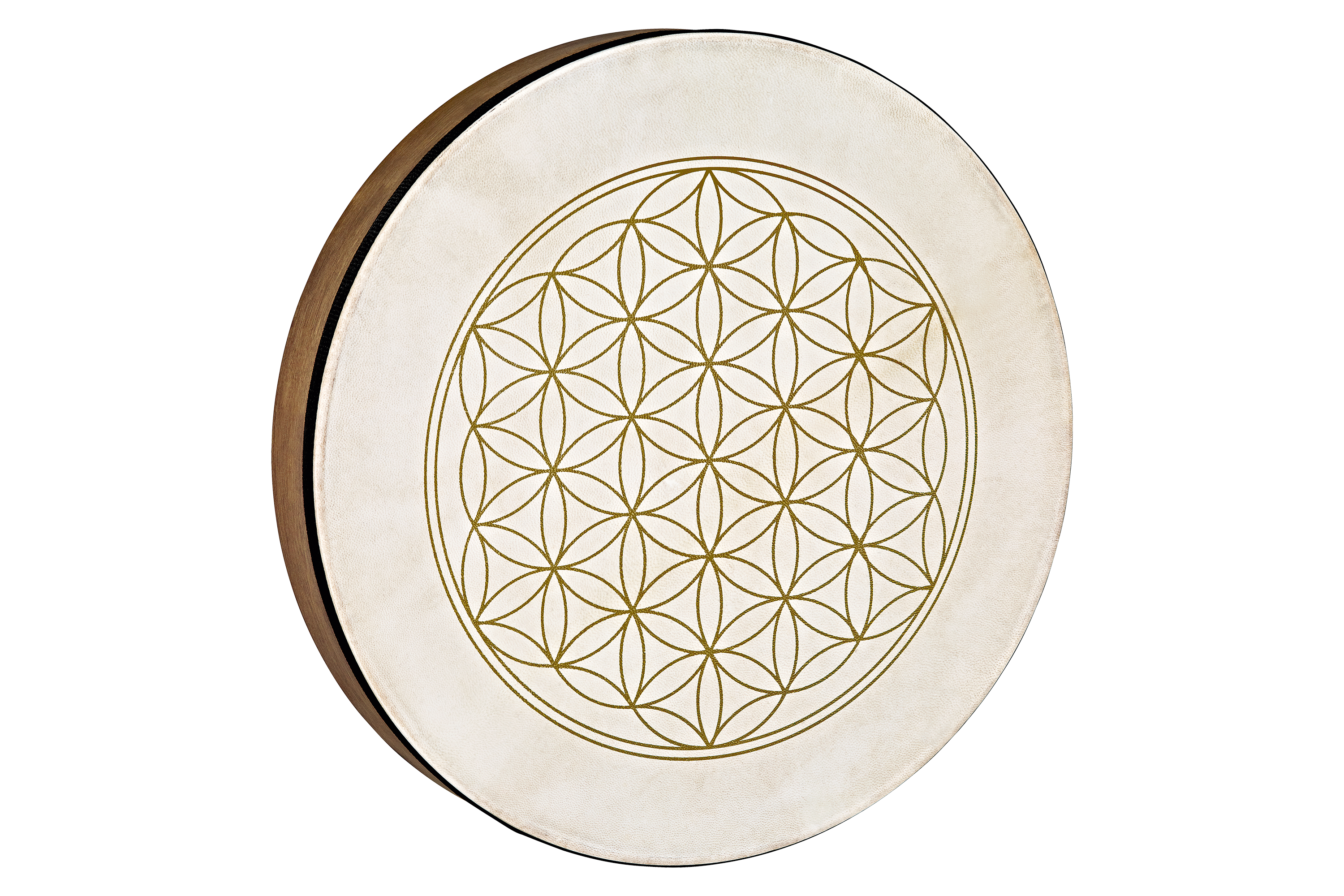 16" Designed Hand Drum, Flower of Life