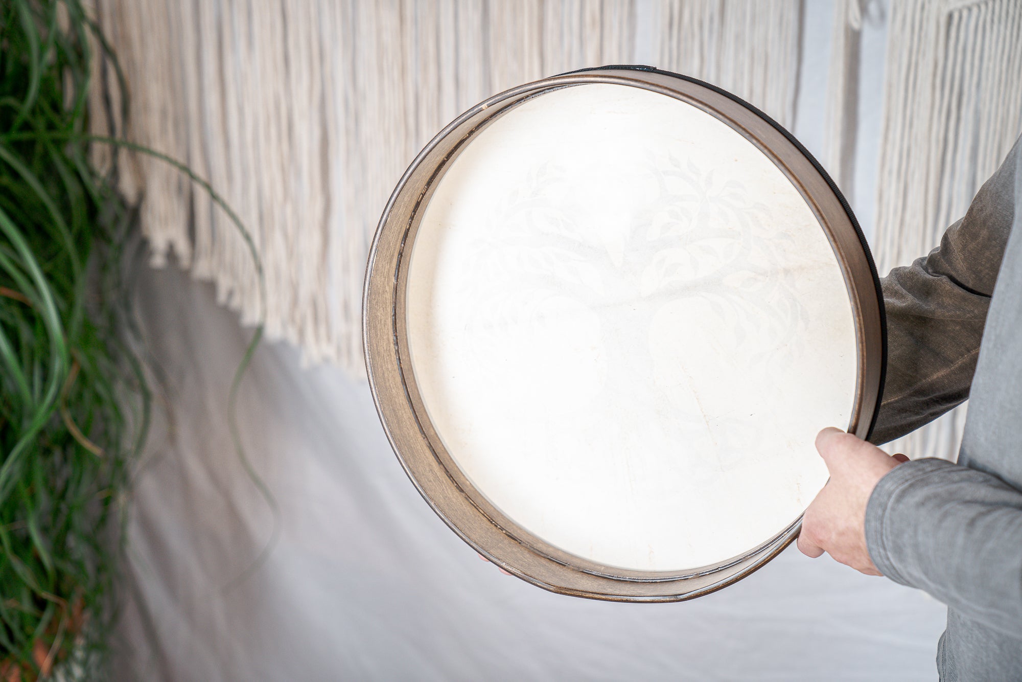16" Designed Hand Drum, Tree of Life