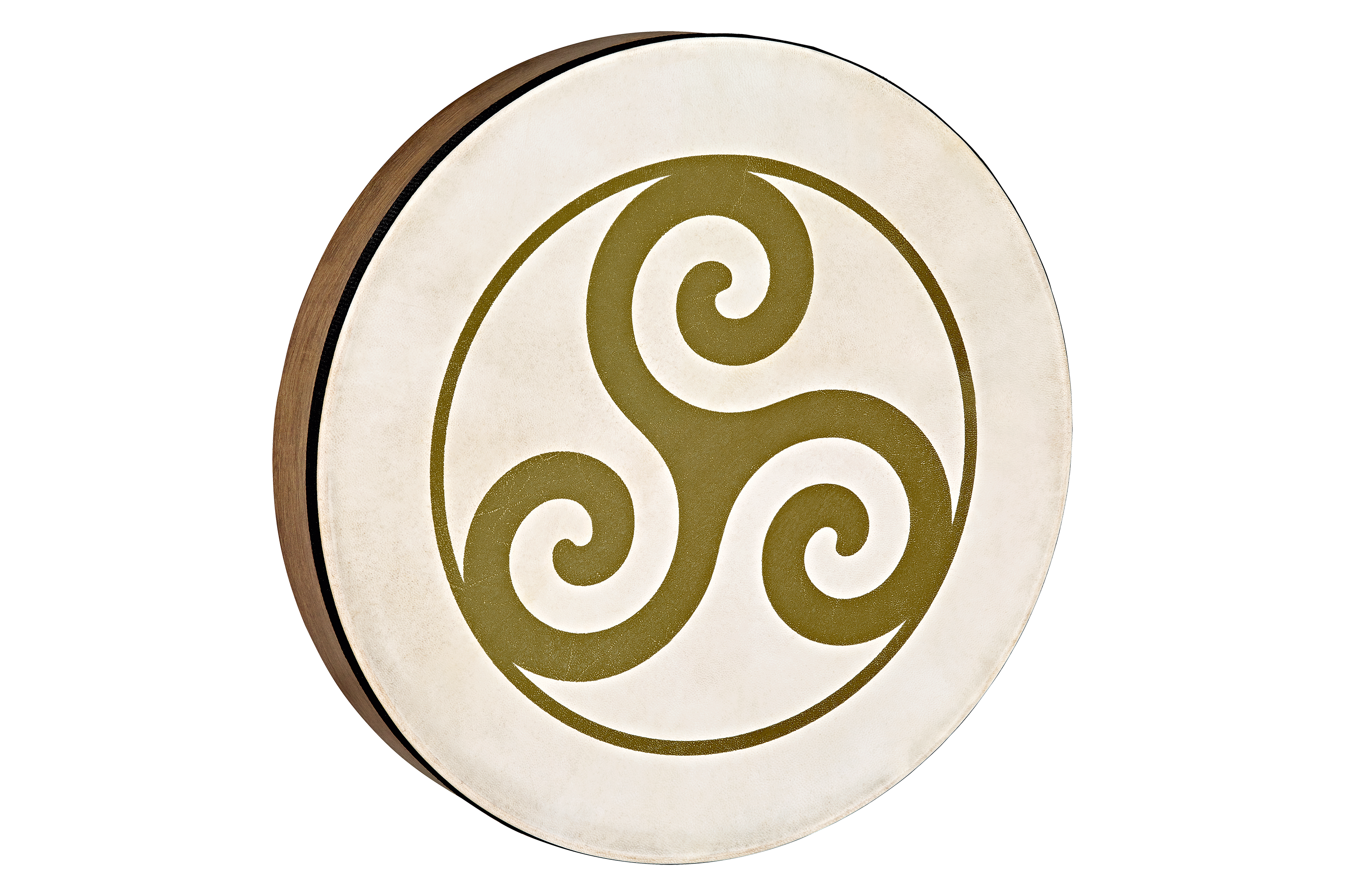 16" Designed Hand Drum, Triskele