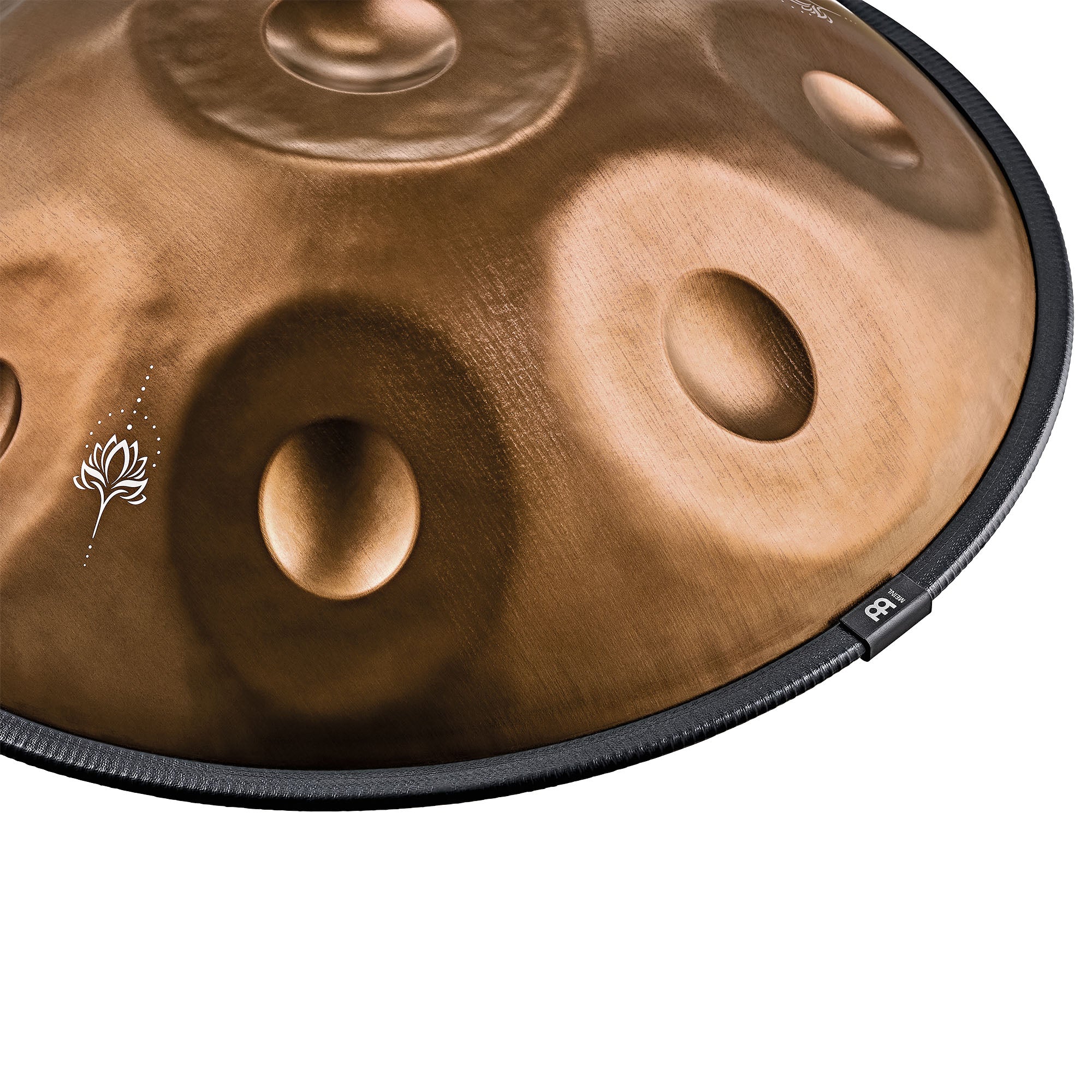 Sensory Handpan, E La Sirena, 10 Notes, Vintage Copper, Engraved Design