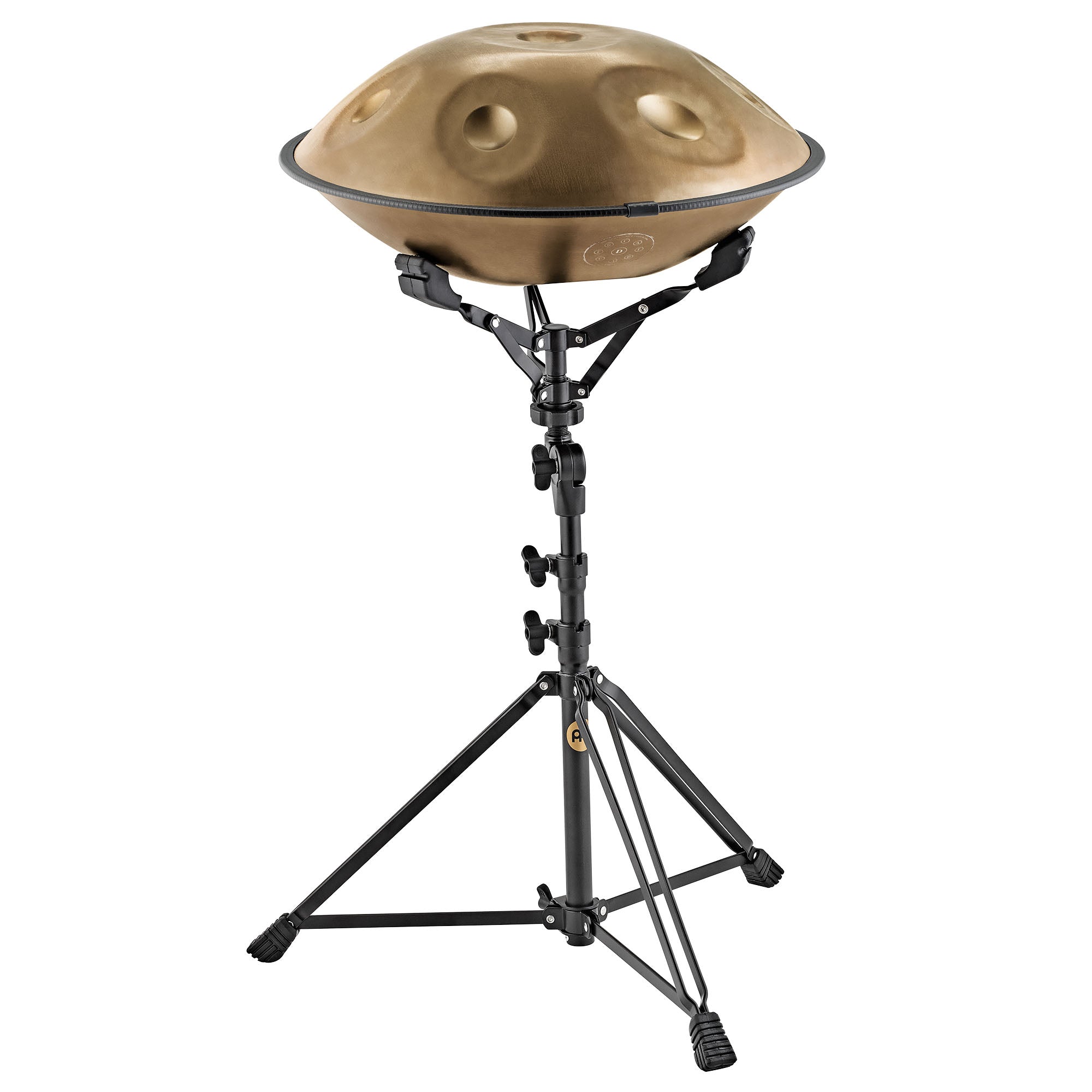 Handpan & Steel Tongue Drum Stand, Height Adjustable 28" - 39", Metallic