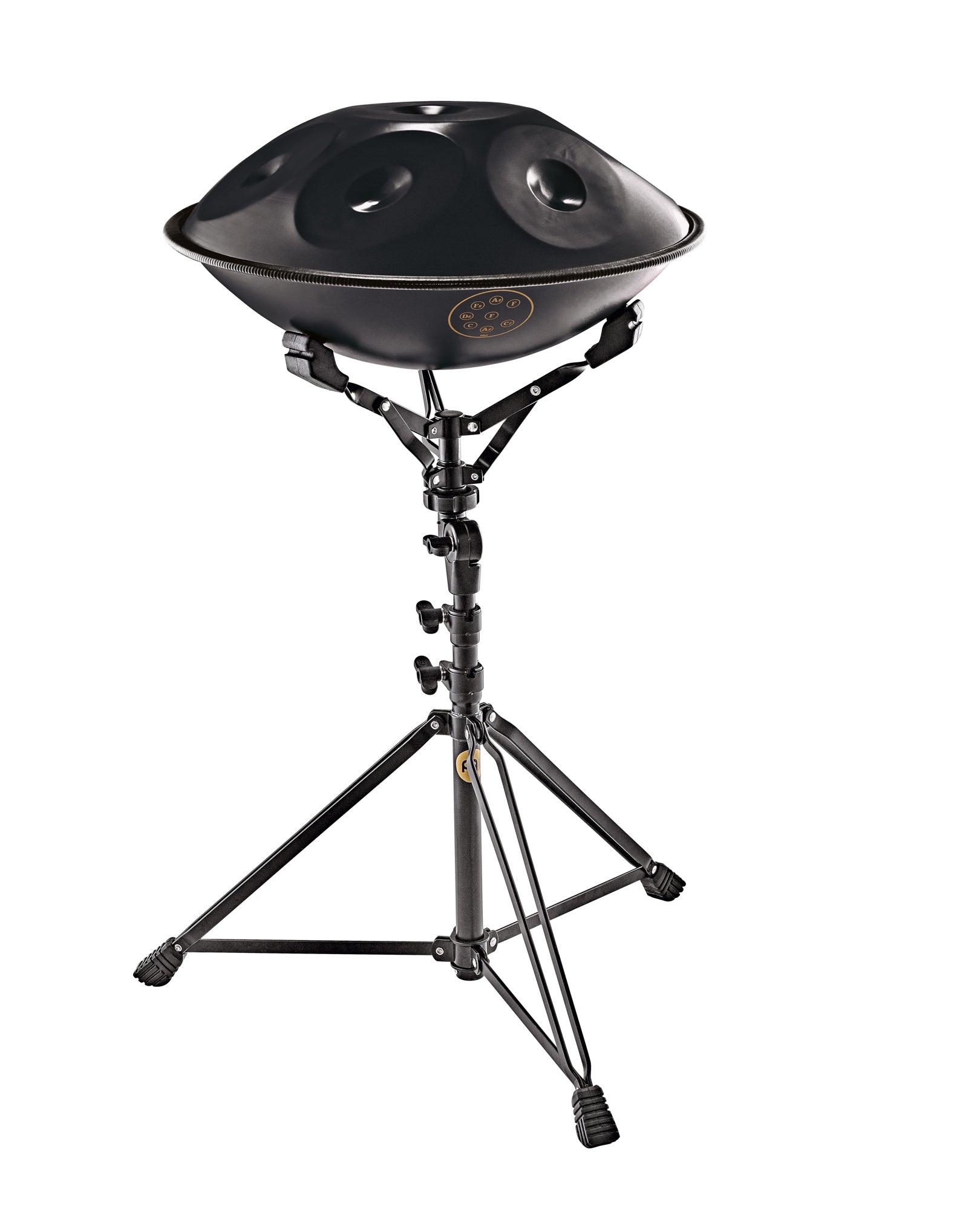 Handpan & Steel Tongue Drum Stand, Height Adjustable 28" - 39", Metallic