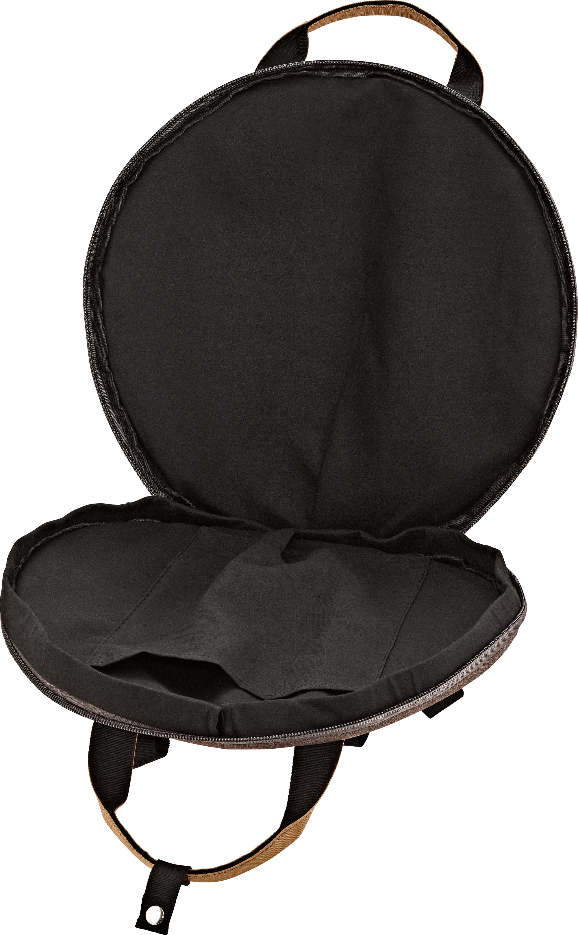 16" Octave Steel Tongue Drum, D Kurd, Lasered Floral Design, Black