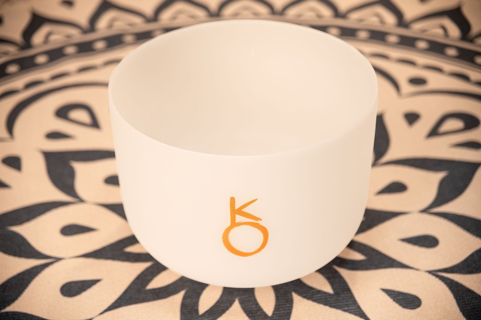 12" Planetary Tuned Crystal Singing Bowl, Chiron 172.86 Hz