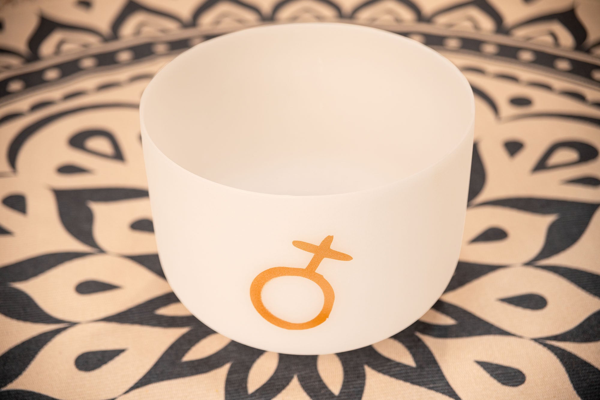 12" Planetary Tuned Crystal Singing Bowl, Earth Platonic Year 172.06 Hz