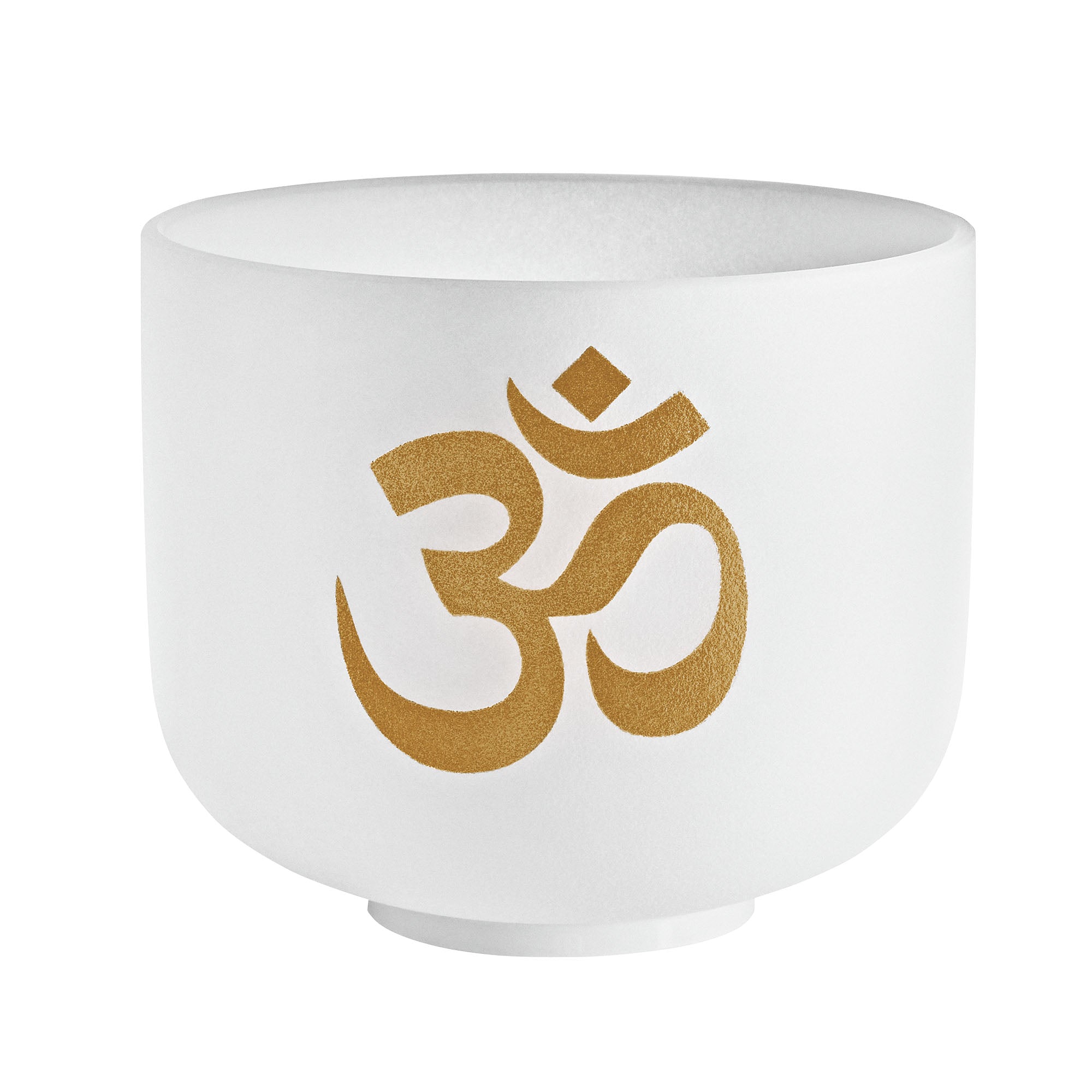 8" Planetary Tuned Crystal Singing Bowl, OM