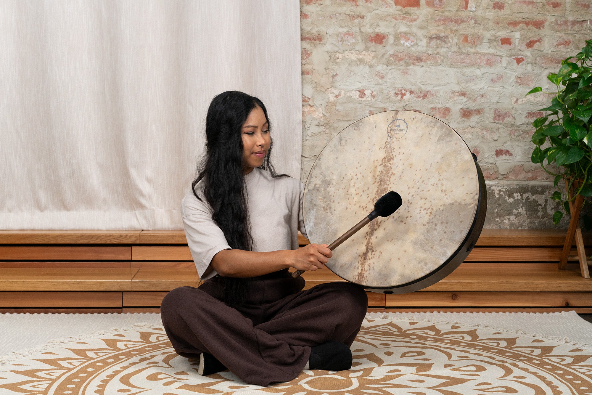 20" Ritual Drum, Goat Head