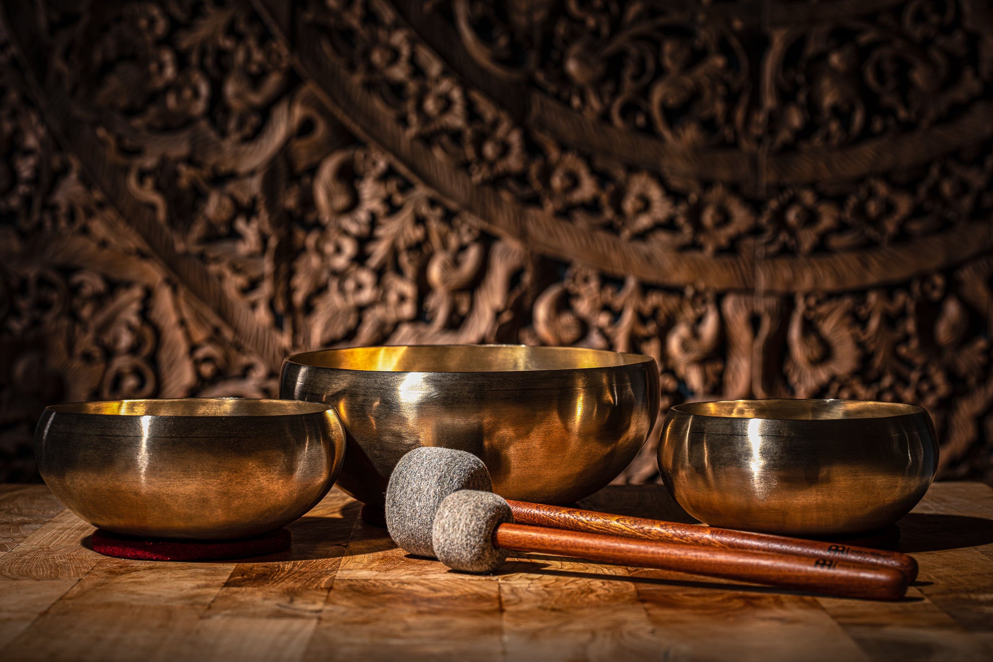 3-Piece Cosmos Therapy Series Singing Bowl Set, 800/1000/2000g