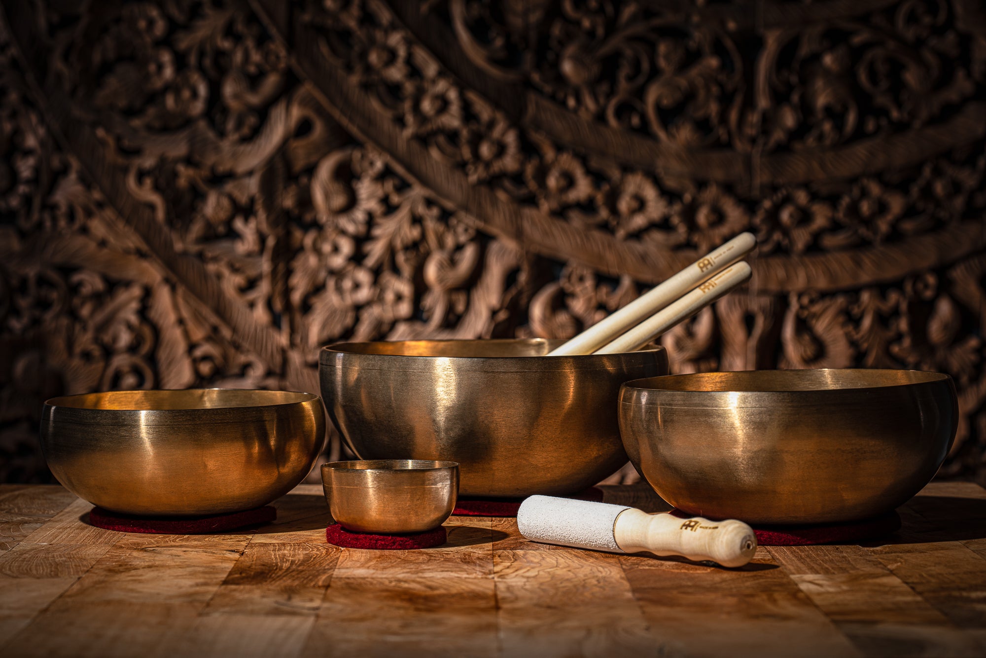 4-Piece Cosmos Therapy Series Singing Bowl Set, 250/1000/1500/2000g