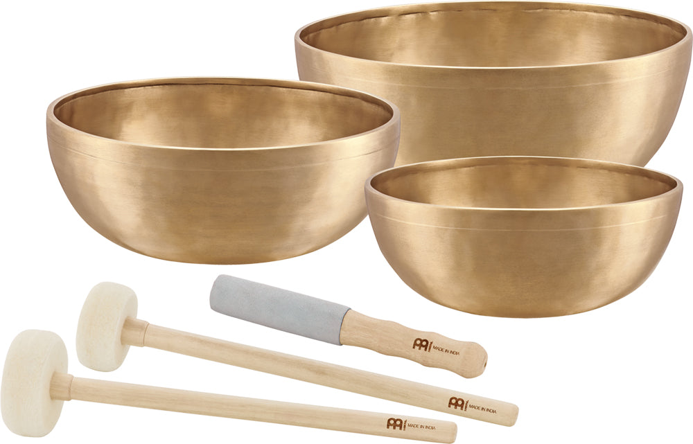 3 Piece Energy Therapy Series Singing Bowl Set, 1400/1800/2200g