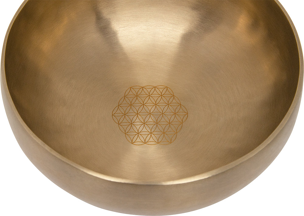 7.6" Synthesis Series Singing Bowl, 1000g, Flower of Life