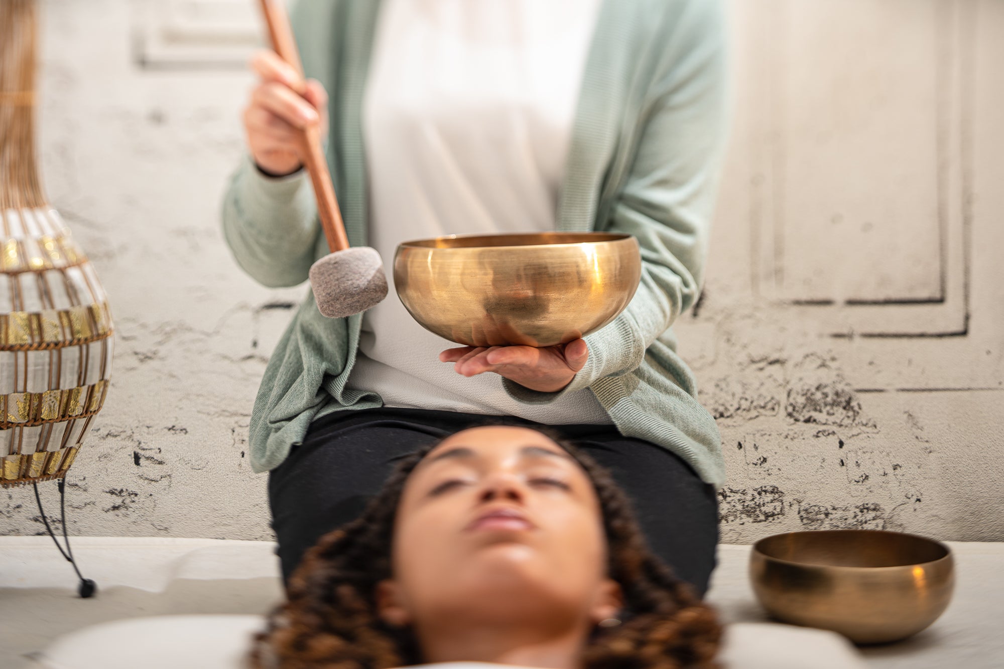 7.6" Synthesis Series Singing Bowl, 1000g, Venus Flower