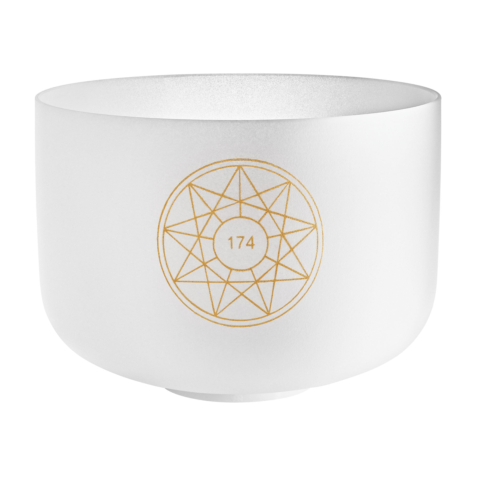 12" Solfeggio Crystal Singing Bowl, 174 Hz, Note F3