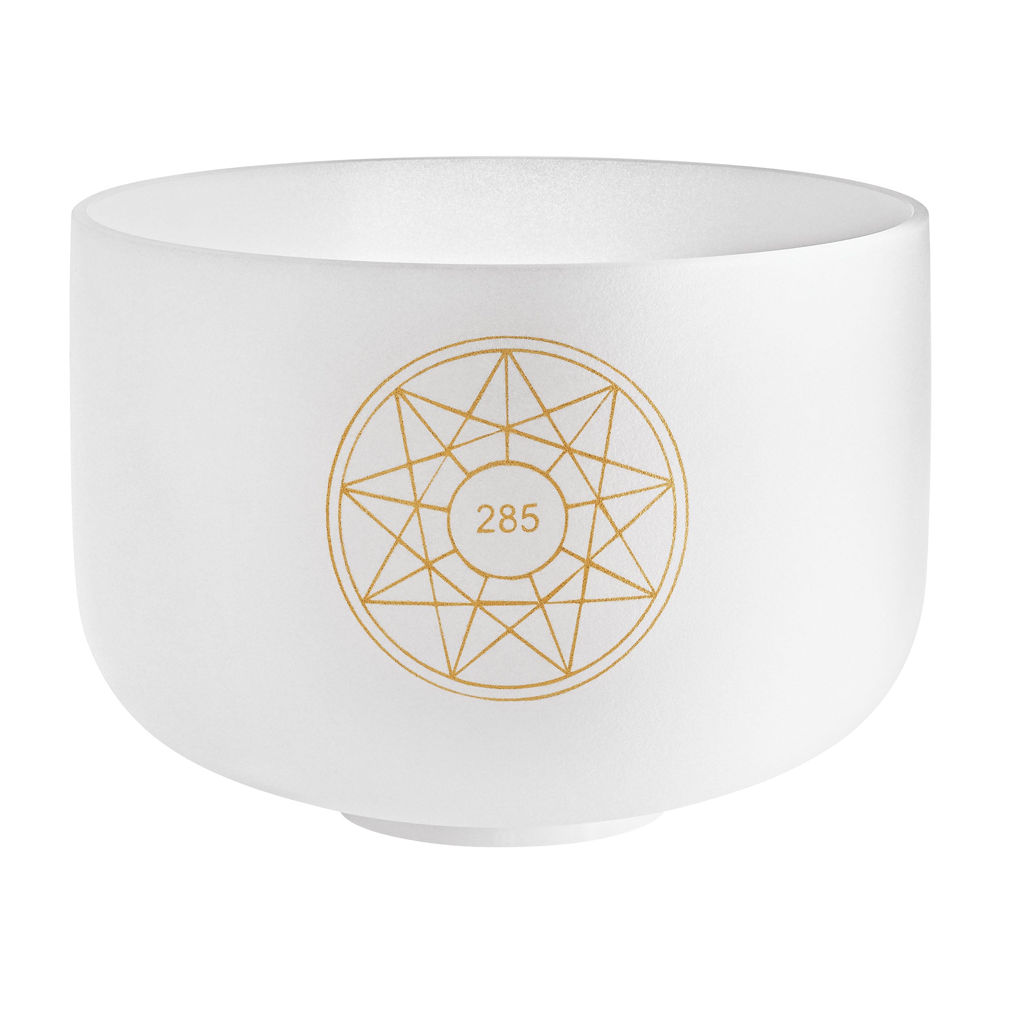 10" Solfeggio Crystal Singing Bowl, 285 Hz, Note C