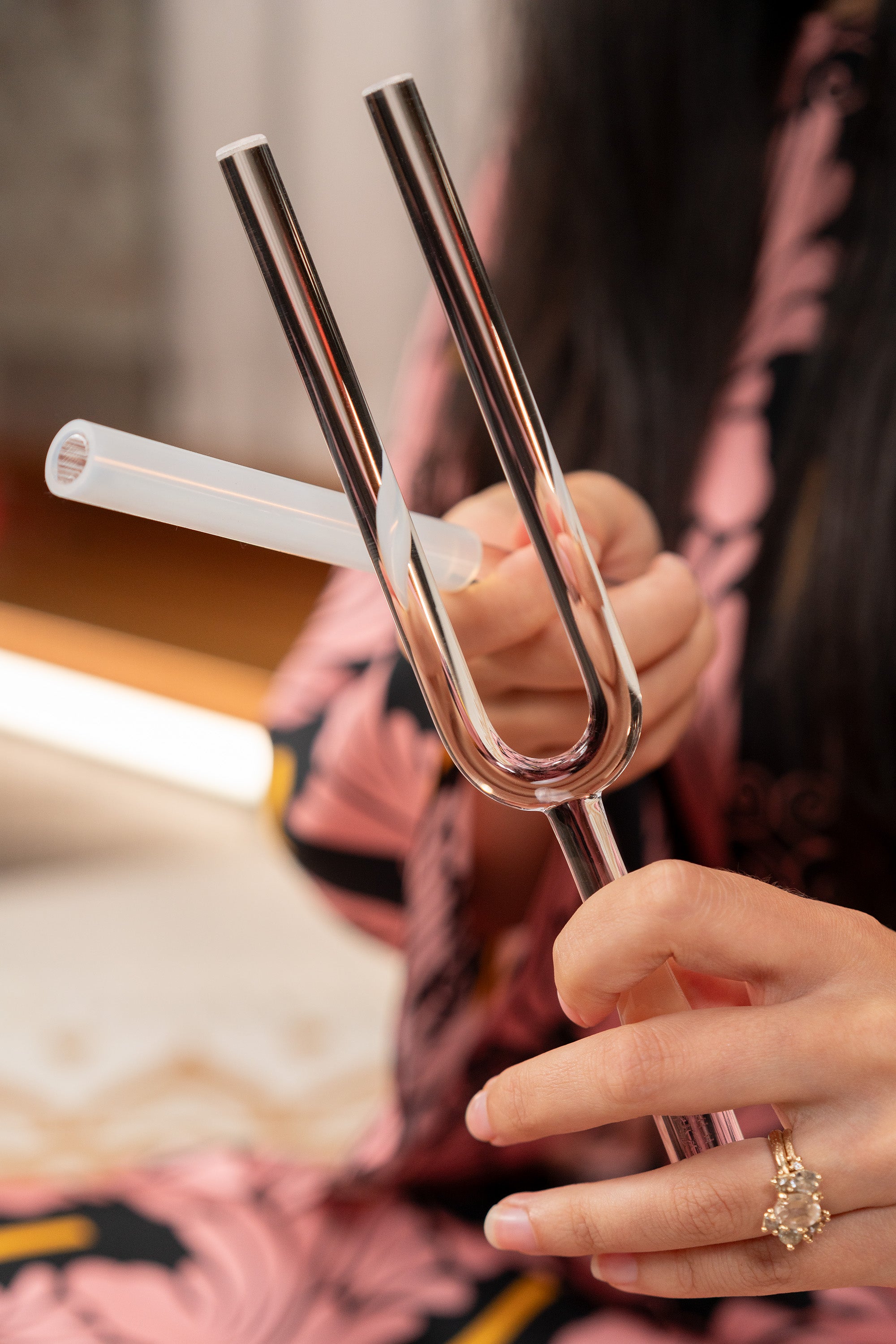 Solfeggio Crystal Tuning Fork, 396 Hz / G4