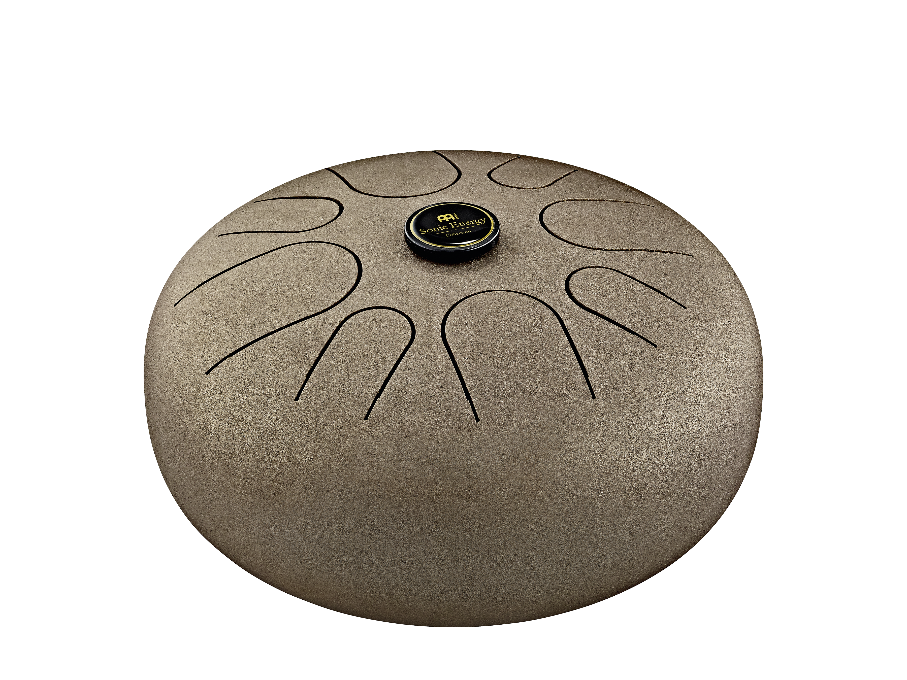 12" Steel Tongue Drum, A Akebono, Vintage Brown