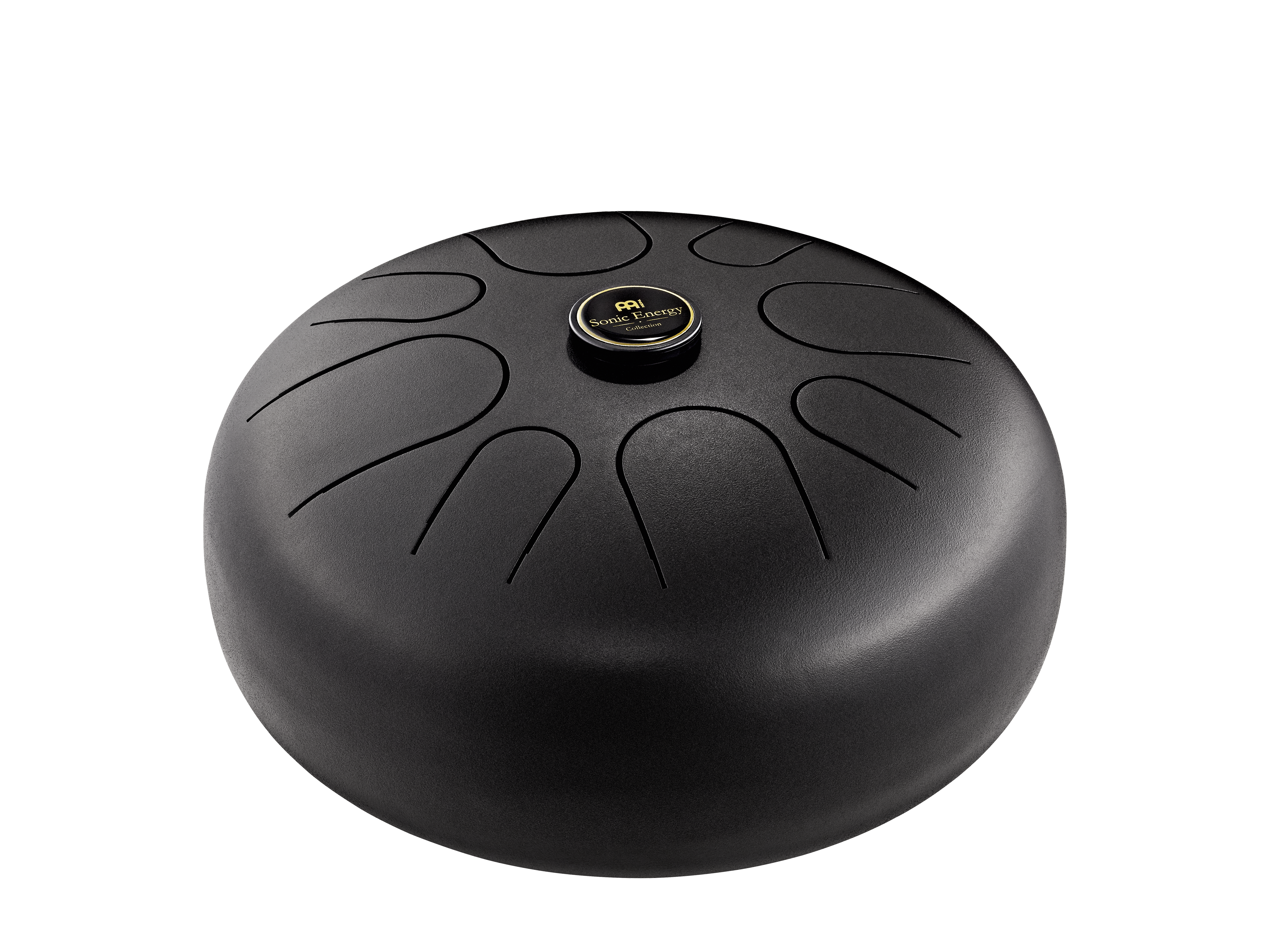 12" Steel Tongue Drum, G Major, Black