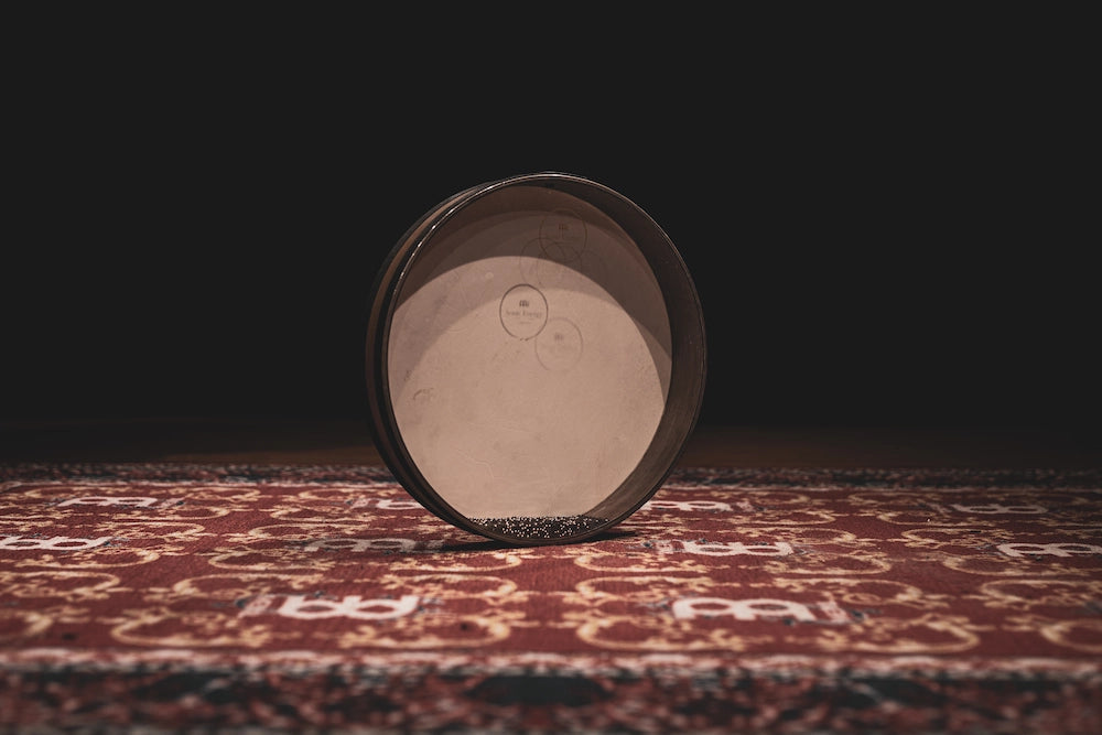 16" Wave / Ocean Drum, Walnut Brown