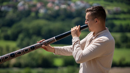 61.2&quot; Sliced Pro Didgeridoo, Tuning E, Black
