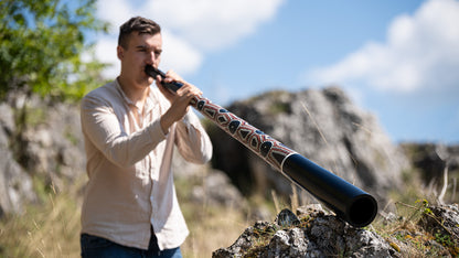61.2&quot; Sliced Pro Didgeridoo, Tuning E, Black
