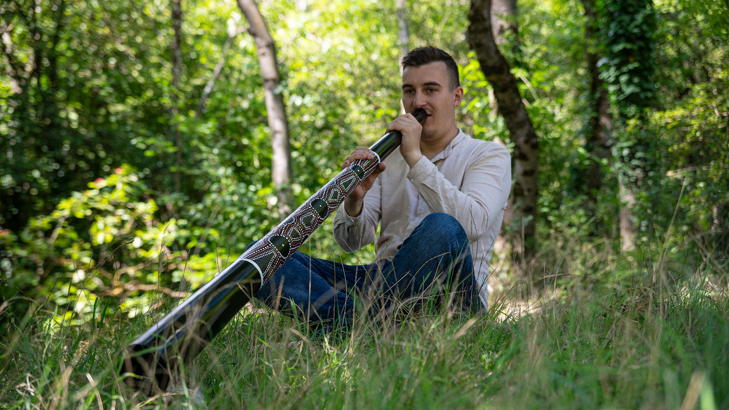 61.2&quot; Sliced Pro Didgeridoo, Tuning E, Black