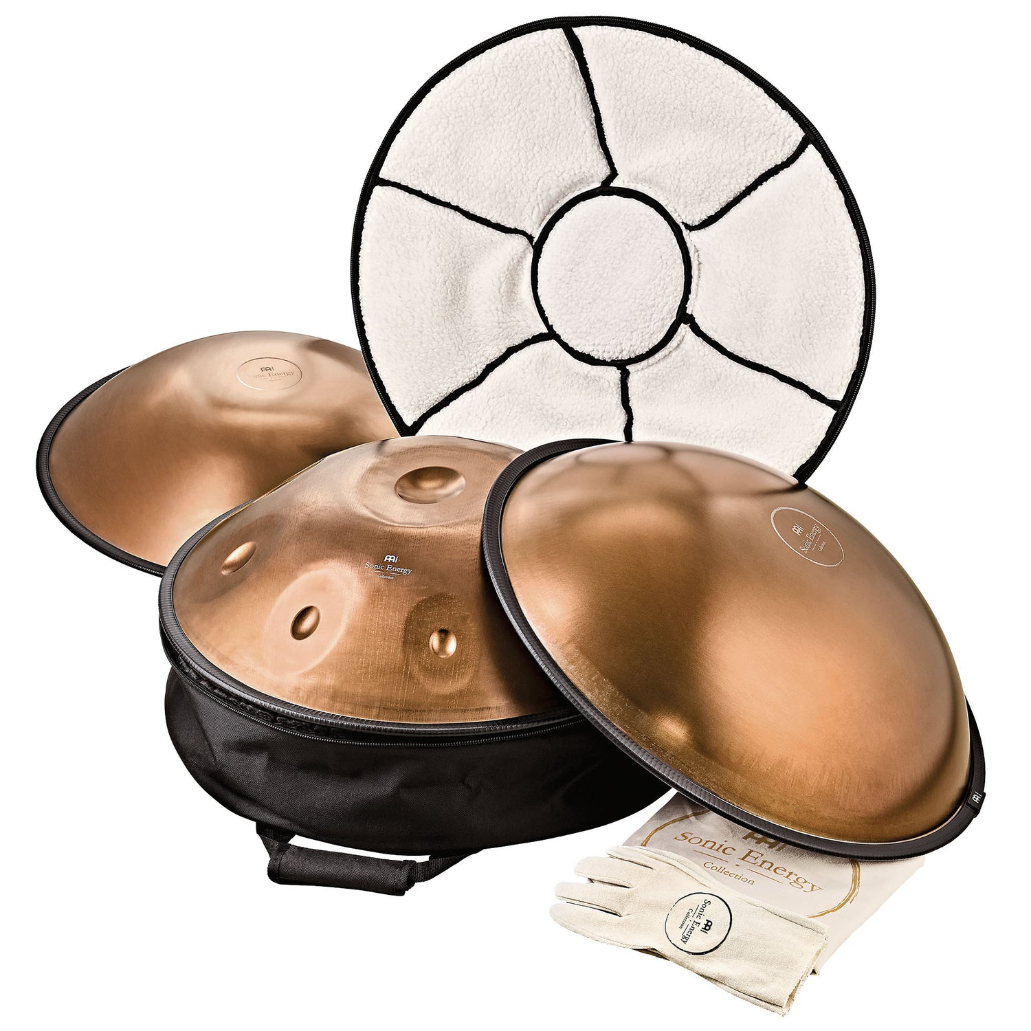 Sensory Handpan, F Pygmy, 11 Notes, Vintage Copper