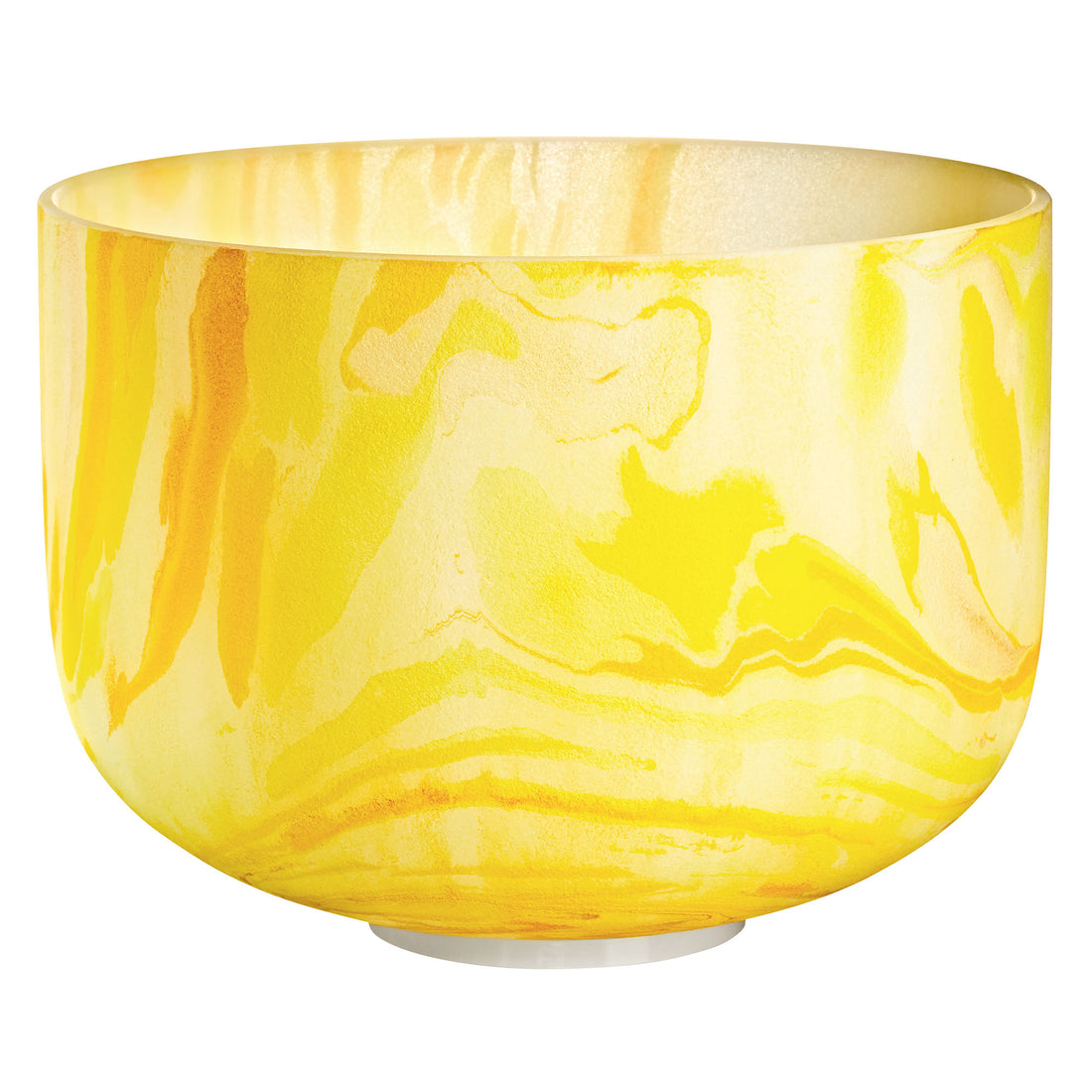 10" Marble Crystal Singing Bowl, E4, Solar Plexus Chakra, 432 Hz