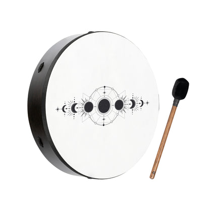 16&quot; Ritual Drum, Moon Phases, True Feel Synthetic Head