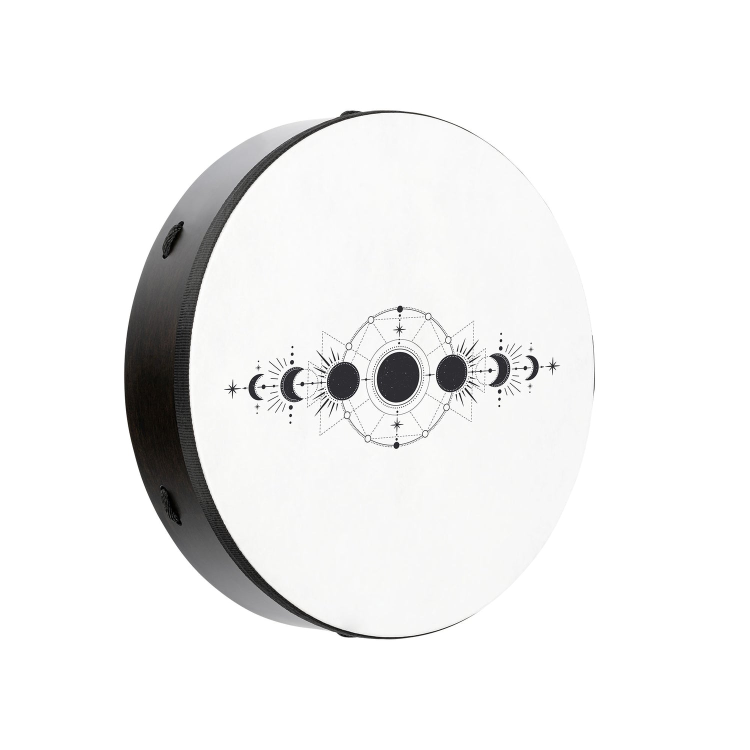 16&quot; Ritual Drum, Moon Phases, True Feel Synthetic Head