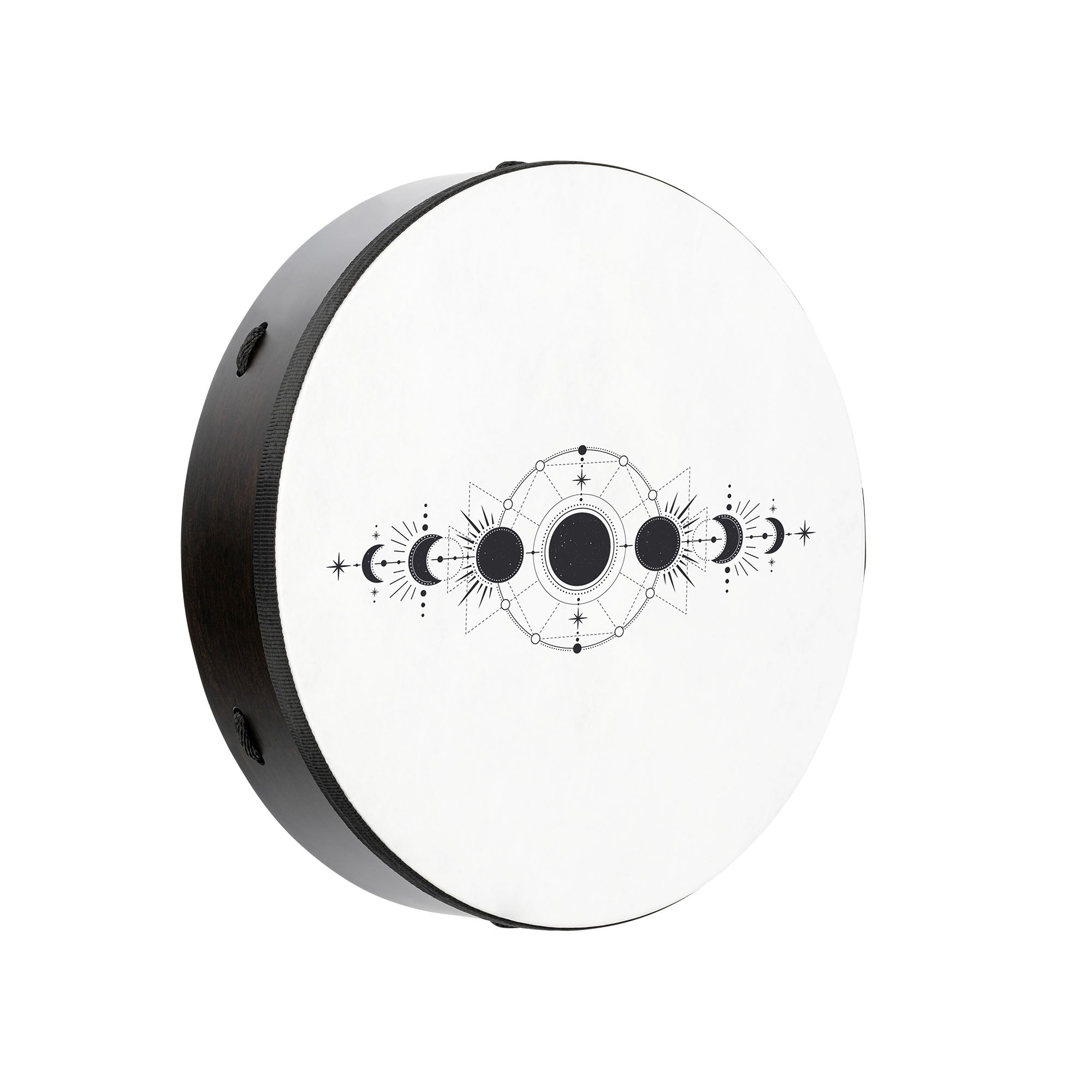 16&quot; Ritual Drum, Moon Phases, True Feel Synthetic Head