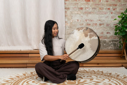 18&quot; Ritual Drum, Goat Head