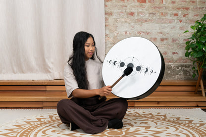 20&quot; Ritual Drum, Moon Phases, True Feel Synthetic Head