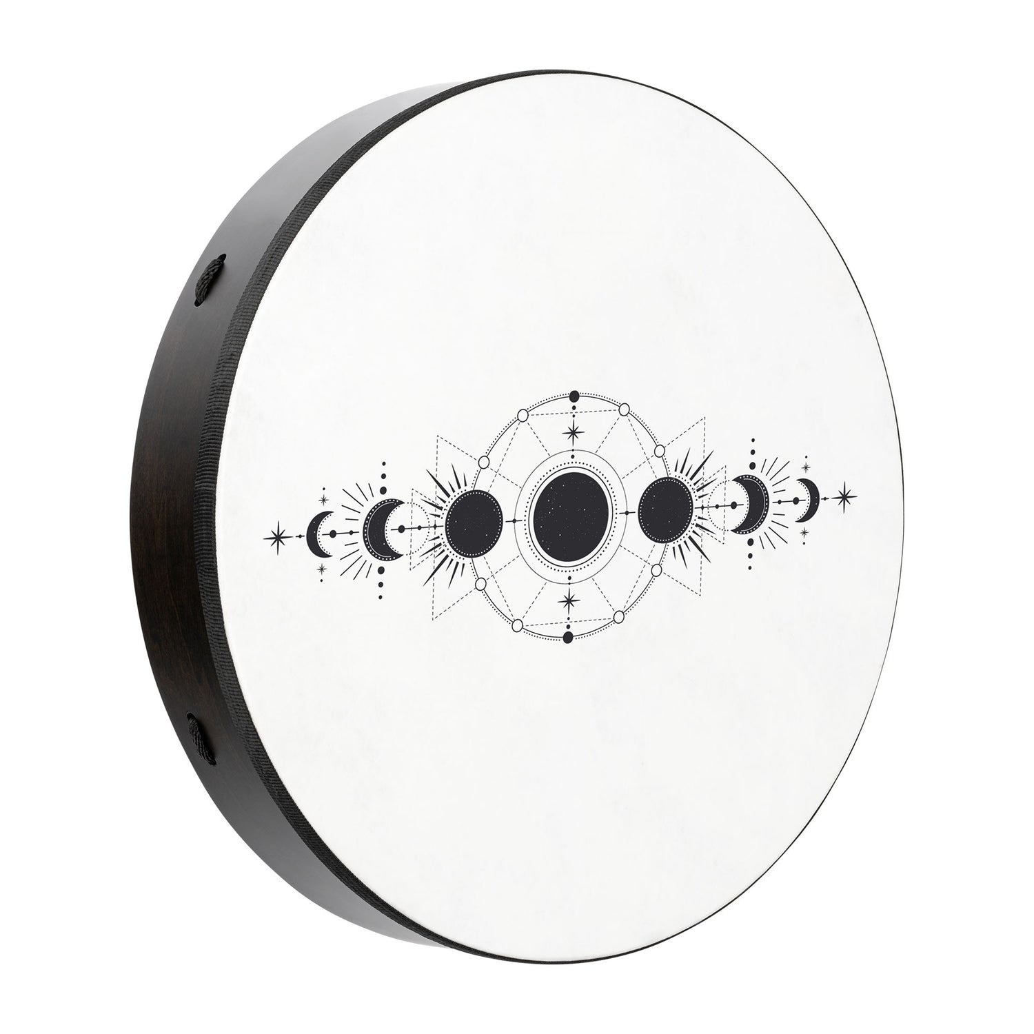20&quot; Ritual Drum, Moon Phases, True Feel Synthetic Head