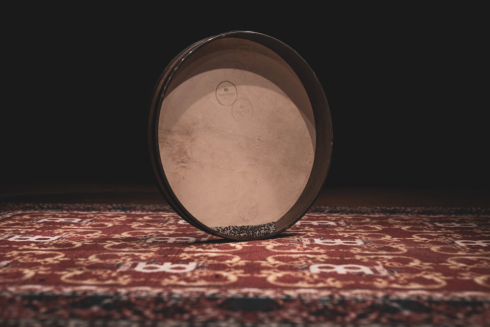 20" Wave / Ocean Drum, Walnut Brown
